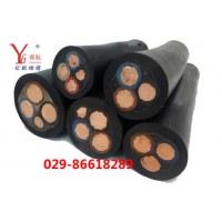 翼航線纜國標銅芯橡套 YC3x35平方電纜