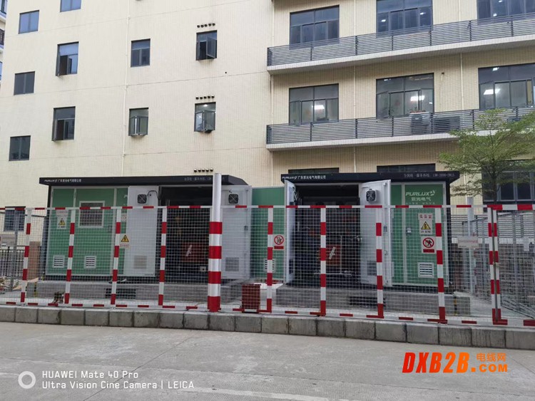 鳳崗BP小桔新能源充電站箱式變電站配電工程3